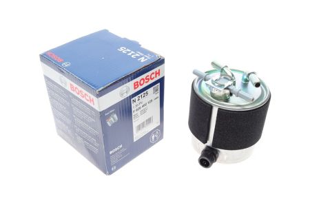 Фільтр паливний NISSAN MURANO Z51, NISSAN QASHQAI J10, NISSAN X-TRAIL T31, BOSCH (F026402125)