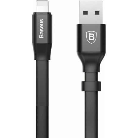 USB Baseus CALMBJ-B Lightning 23см Чёрный, 01