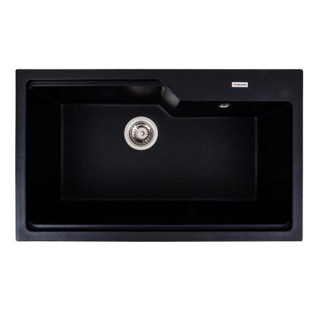 Гранітна мийка для кухні VALESO NIKA 7545 матова Чорна Гранітна мийка для кухні VALESO NIKA 7545 матова Чорна
