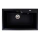 Гранітна мийка для кухні VALESO NIKA 7545 матова Чорна