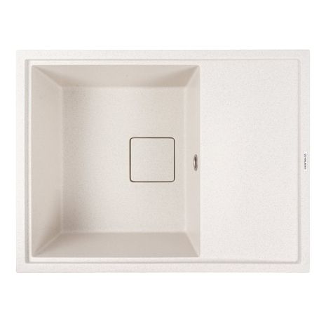 Кухонна гранітна мийка 6550 ESTERIS VALESO біла в крапку