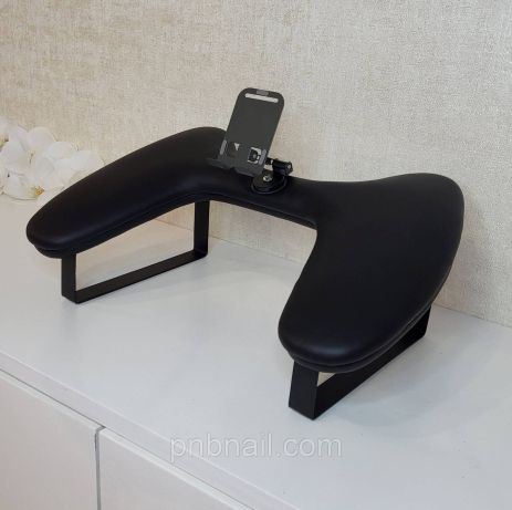 Підставка під руки ( підлокітник ) з тимачем для телефону, чорний Підставка під руки ( підлокітник ) з тимачем для телефону, чорний