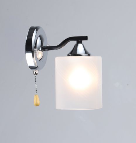 Настінне бра A4456/1W (Чорний + Хром)