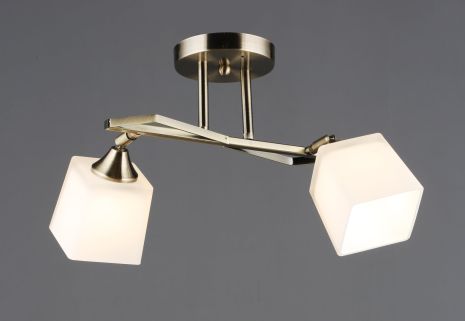 Стельова люстра VALESO B N6651/2 AB на 2 плафони Стельова люстра VALESO B N6651/2 AB на 2 плафони