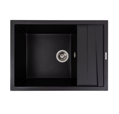Кухонная мойка гранитная матовая 7050 CASCADA VALESO чёрная