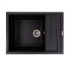 Кухонная мойка гранитная матовая 7050 CASCADA VALESO чёрная