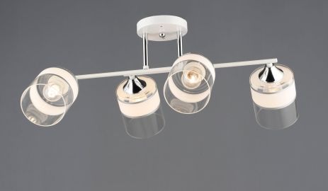 Люстра B белая+хром A4435/4