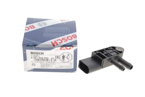 Датчик тиску вихлопних газів 0281006005 PORSCHE SKODA SKODA 059906051A, BOSCH (0281006005)