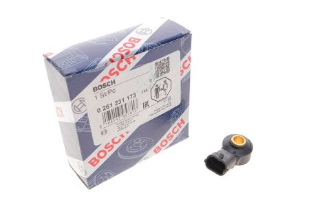 Датчик детонации JEEP 55187820, OPEL 24420696, JEEP 55187820, OPEL 24420696, BOSCH (261231173)