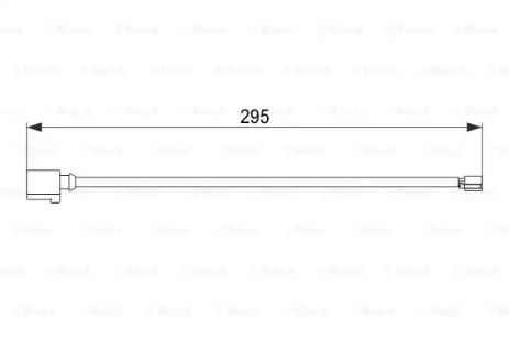 Датчик износа тормозных колодок VOLKSWAGEN 7P0907637A, VOLKSWAGEN TOUAREG, BOSCH (1987474565)