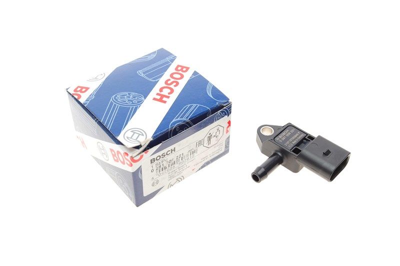 Датчик давления выхлопных газов, SKODA OCTAVIA, BOSCH (0281006221) VOLKSWAGEN 04L906051B, BOSCH (0281006221) Датчик давления выхлопных газов, SKODA OCTAVIA, BOSCH (0281006221) VOLKSWAGEN 04L906051B, BOSCH (0281006221)