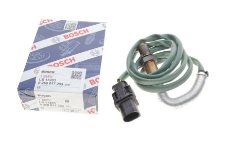 Датчик кисню, лямбда-зонд MERCEDES-BENZ C-CLASS, MERCEDES BENZ, MERCEDES-BENZ E-CLASS, BOSCH (0258017203)