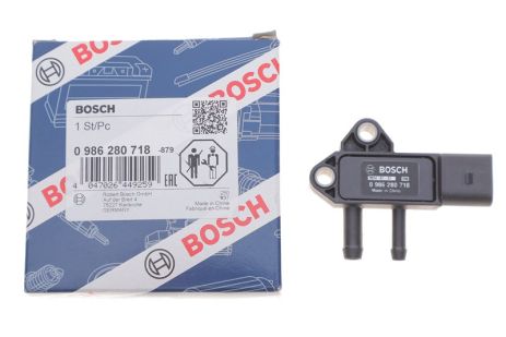 Датчик тиску вихлопних газів, CITROËN C4, PEUGEOT 4008, BOSCH (0986280718), BOSCH (0986280718) Датчик тиску вихлопних газів, CITROËN C4, PEUGEOT 4008, BOSCH (0986280718), BOSCH (0986280718)