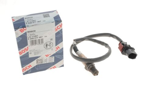 Датчик кислорода, лямбда-зонд FORD FOCUS, FORD 1886204, FORD TOURNEO, BOSCH (0258017467)