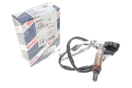 Датчик кисню, лямбда-зонд SKODA 021906265AD, SEAT 021906265AD, FORD 1022476, BOSCH (0258003842)
