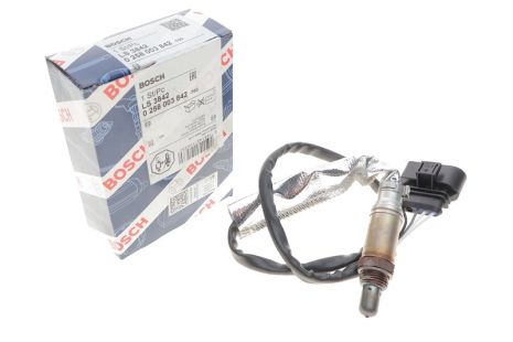 Датчик кисню, лямбда-зонд SKODA 021906265AD, SEAT 021906265AD, FORD 1022476, BOSCH (0258003842)