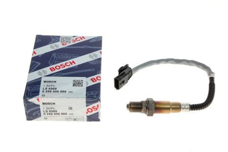 Датчик кисню, лямбда-зонд RENAULT LAGUNA, RENAULT 8200632571, RENAULT VEL, BOSCH (0258006988)