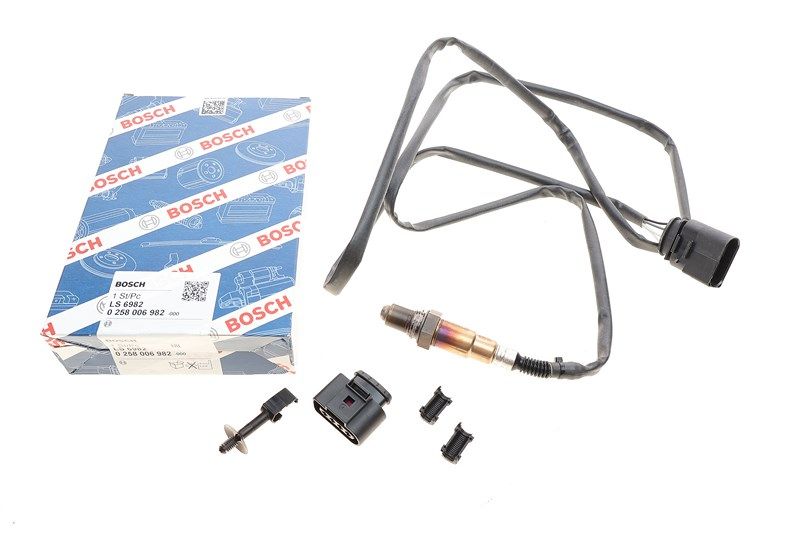 Датчик кисню, лямбда-зонд SEAT 01K0998262B, FORD YM219F472HA, BMW 1K0998262B, BOSCH (0258006982) Датчик кисню, лямбда-зонд SEAT 01K0998262B, FORD YM219F472HA, BMW 1K0998262B, BOSCH (0258006982)