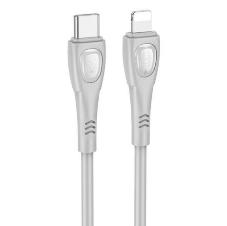 Кабель Borofone BX98 Type-C to Lightning 27W 1m сірий