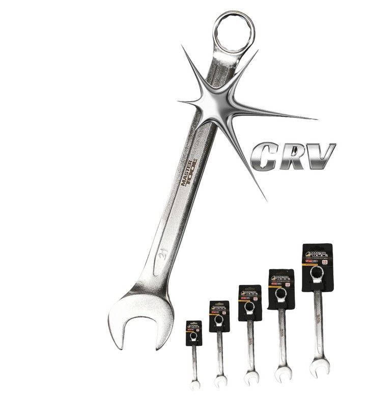 Ключ комбінований COLD FORGED 6 мм 31CrV3 DIN 3113 MASTERTOOL 72-1006 Ключ комбінований COLD FORGED 6 мм 31CrV3 DIN 3113 MASTERTOOL 72-1006