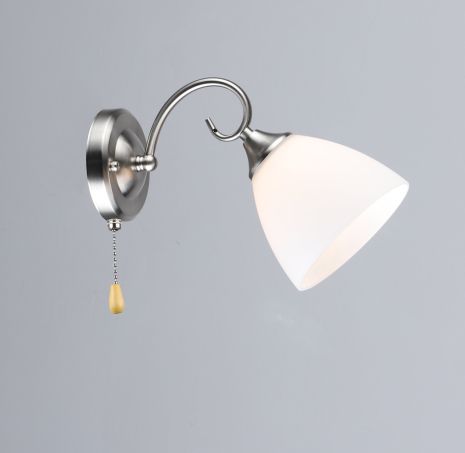 Настінне бра N6681/1W (Нікель)