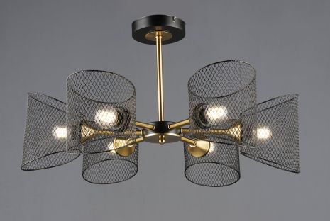 Лофтова люстра B N6685/6 BK+COP