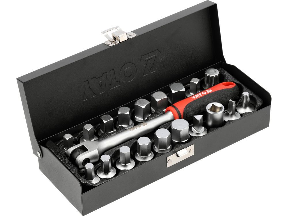 Торцевые насадки для оливозливных пробок YATO YT-05992 Торцевые насадки для оливозливных пробок YATO YT-05992