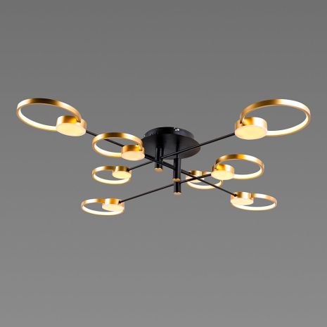 Акрилова світлодіодна люстра Sirius Ш 1312/8 (80W)