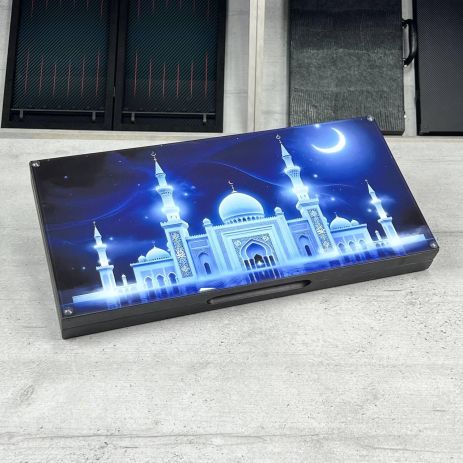 Нарди скляні з кримськотатарською символікою 50х25см