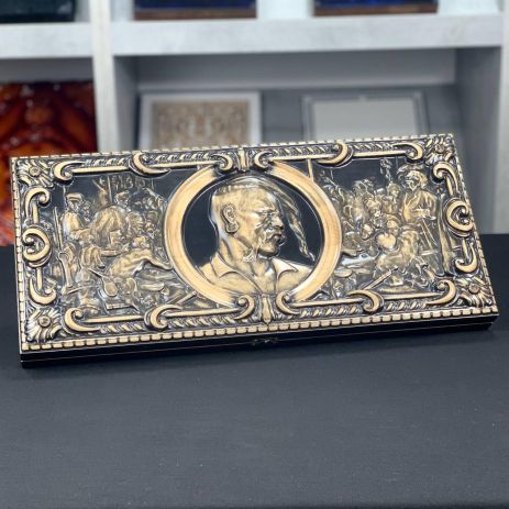 Нарды деревянные ручная резьба Казак 50×23см патриотические Нарды деревянные ручная резьба Казак 50×23см патриотические