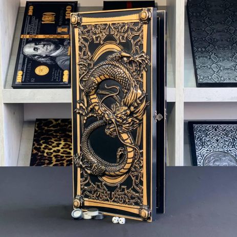 Нарды деревянные Величие Дракона 50×23см длинные и короткие нарды Нарды деревянные Величие Дракона 50×23см длинные и короткие нарды