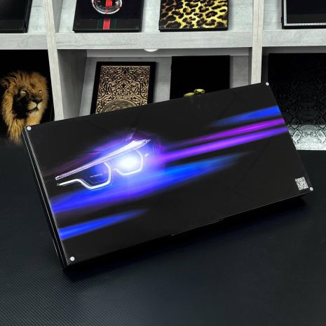 Нарди скляні з деревом BMW 60×30×6см довгі нарди та короткі нарди