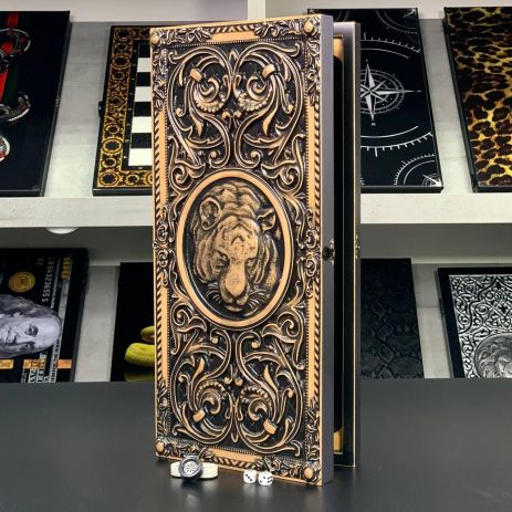 Нарды деревянные Тигр 50×23см длинные нарды Нарды деревянные Тигр 50×23см длинные нарды