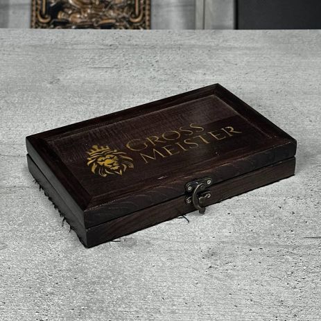 Коробка дерев'яна для зберігання 23х14х4см