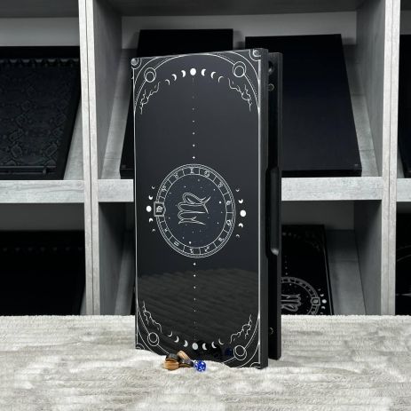 Нарды стеклянные длинные короткие нарды Знак зодиака 50х24см