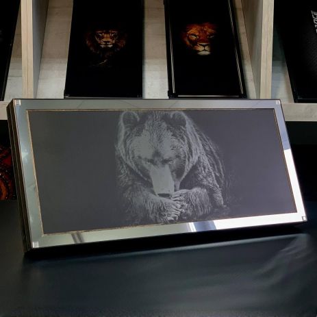 Нарды из металла 64×30×5 см. Медведь Нарды из металла 64×30×5 см. Медведь