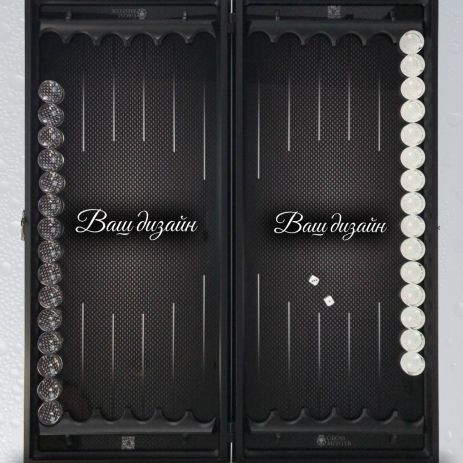 Нарди зі скла в алюмінієвому каркасі з дизайном на замовлення 61х27х5см Нарди зі скла в алюмінієвому каркасі з дизайном на замовлення 61х27х5см