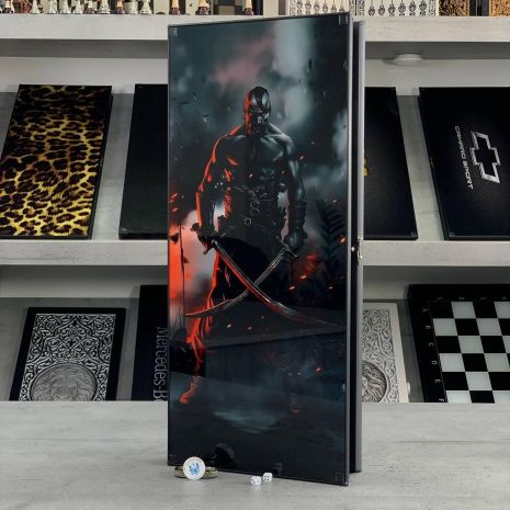 Нарди зі скла 61×27×5 см Козак Характерник