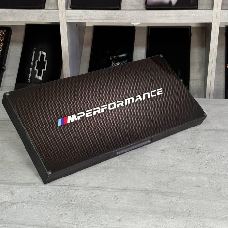 Нарды стеклянные в сочетании с деревом BMW 60×30×6см