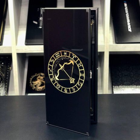 Стеклянные нарды "Стрелец" 61×27×5см