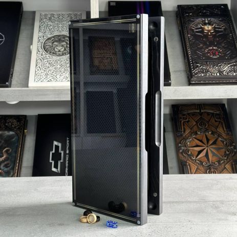 Нарди скляні у поєднанні з деревом LION 50×24×6см