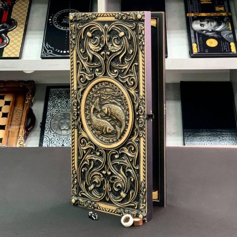 Нарди дерев'яні ручної роботи Риби 50×23см