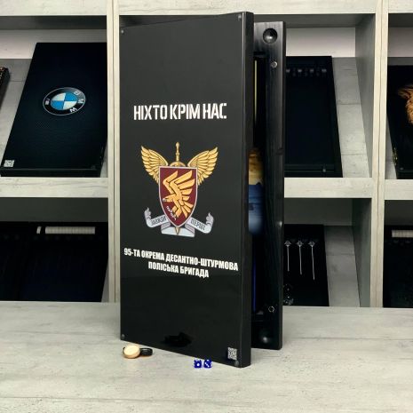 Нарды стеклянные "95 Десантно-Штурмовая Бригада" 60х30см патриотические