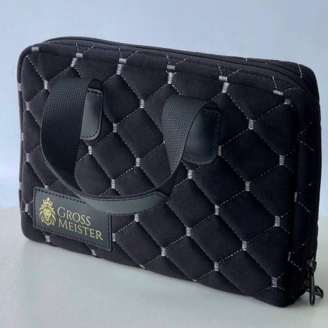 Сумка-чехол з алькантари для доміно 26×16×3см