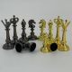 Шахматные фигуры из металла.