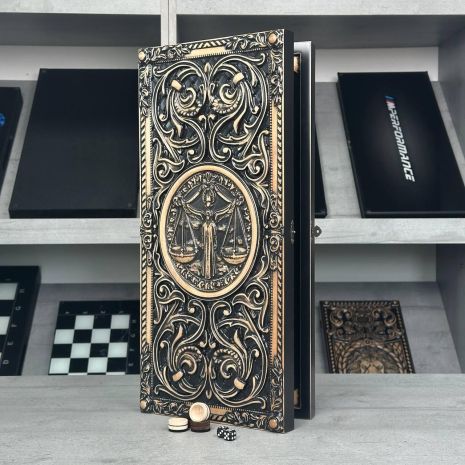 Нарды деревянные ручной работы Весы 50×23см