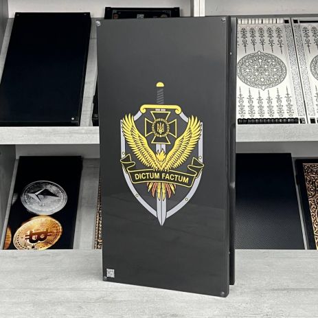 Нарды деревянные со стеклянным игровым полем 60х30см патриотические