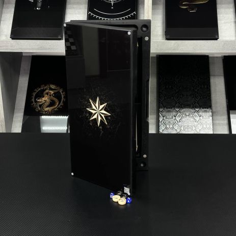 Нарды стеклянные с деревом 50×24×6см Нарды стеклянные с деревом 50×24×6см