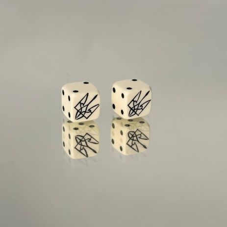 Кубики, кості, зари гральні для настільних ігор (більярдна куля) 10мм