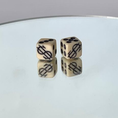 Игральные кубики для настольных игр, размер 10мм (бильярдный шар)